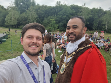 Matthe and Harrow's Mayor