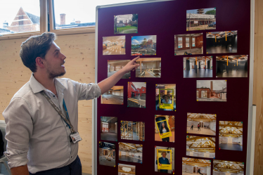 Cllr. Matthew at the opening