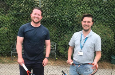 Matthew at Hatch End Tennis Club